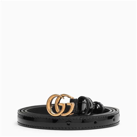 cintura gucci nera prezzo|cintura Gucci sottile.